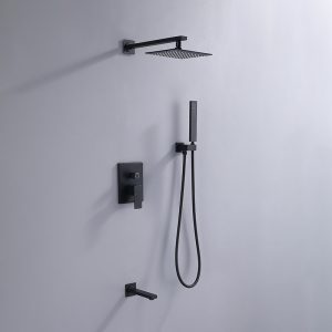 black shower