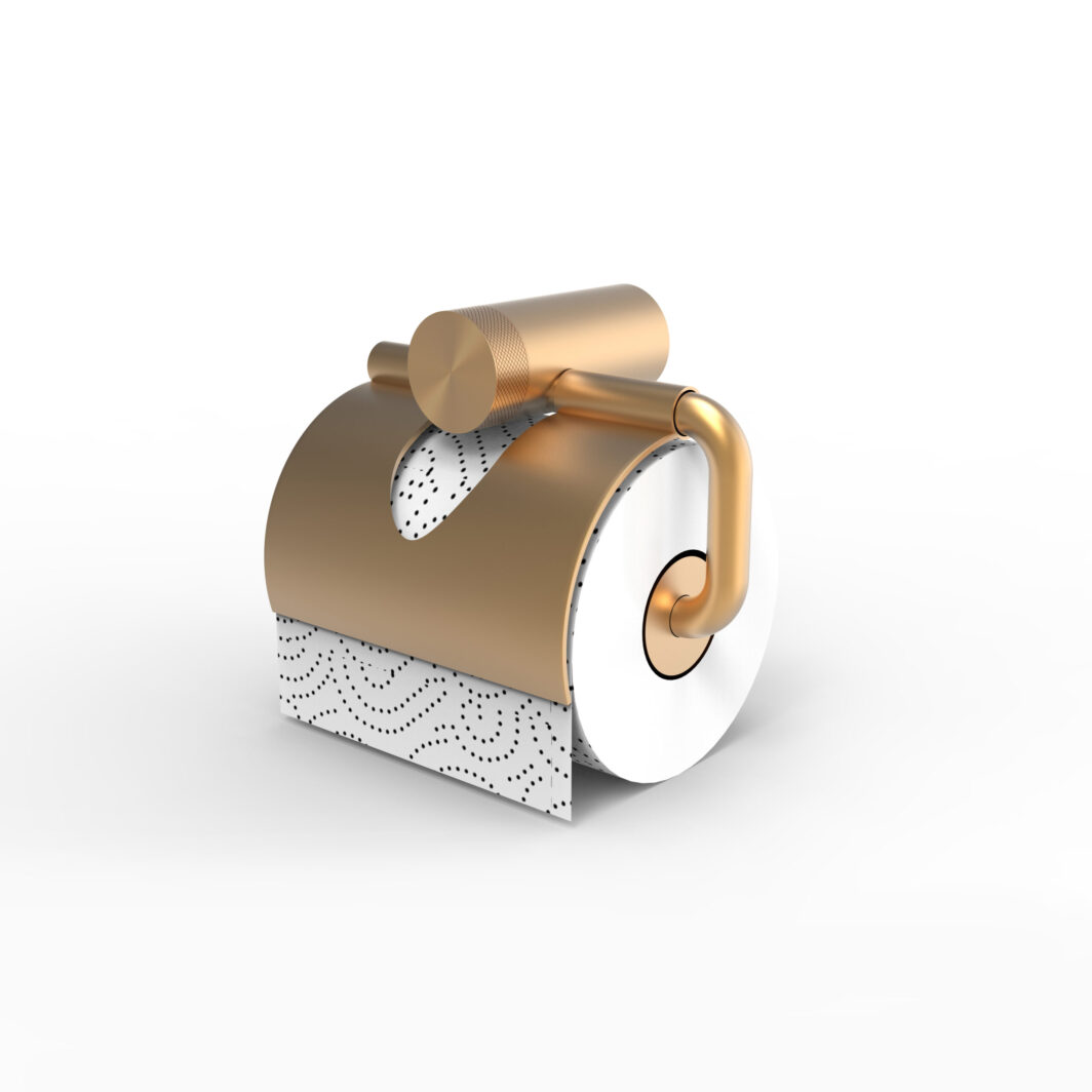 luxury wall mounted brass Paper holder 901 03ABCG