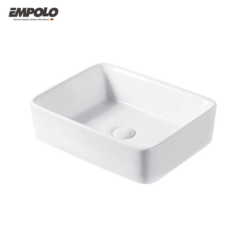 EB323 White ceramic bathroom basin vessel sink